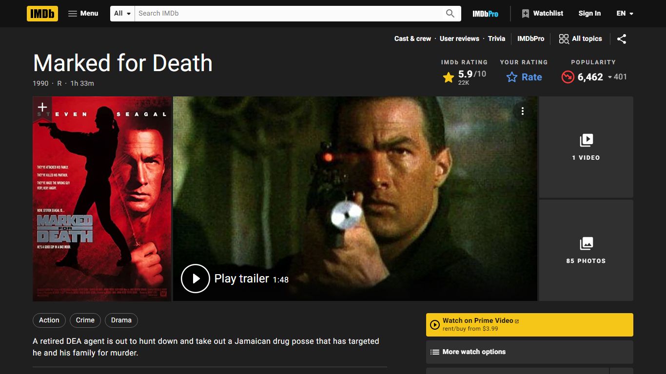 Marked for Death (1990) - IMDb